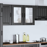 Kitchen Wall Cabinet with Glass Door 