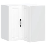 Kitchen Wall Corner Cabinet Lucca White Engineered Wood - Front View