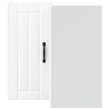 Kitchen Wall Corner Cabinet Lucca White Engineered Wood - Top-Down View