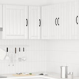 Kitchen Wall Corner Cabinet "Lucca" High Gloss White Engineered Wood
