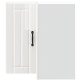 Kitchen Wall Corner Cabinet "Lucca" High Gloss White Engineered Wood