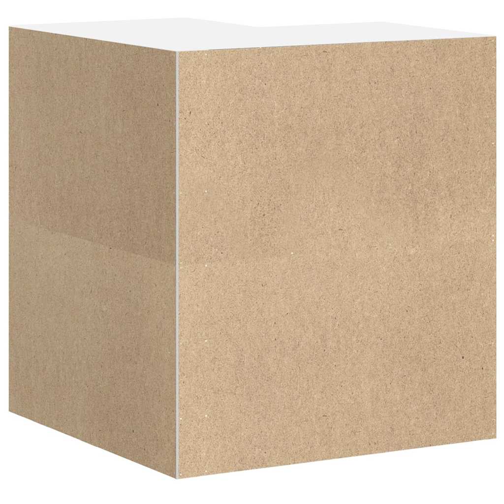 Kitchen Wall Corner Cabinet "Lucca" High Gloss White Engineered Wood