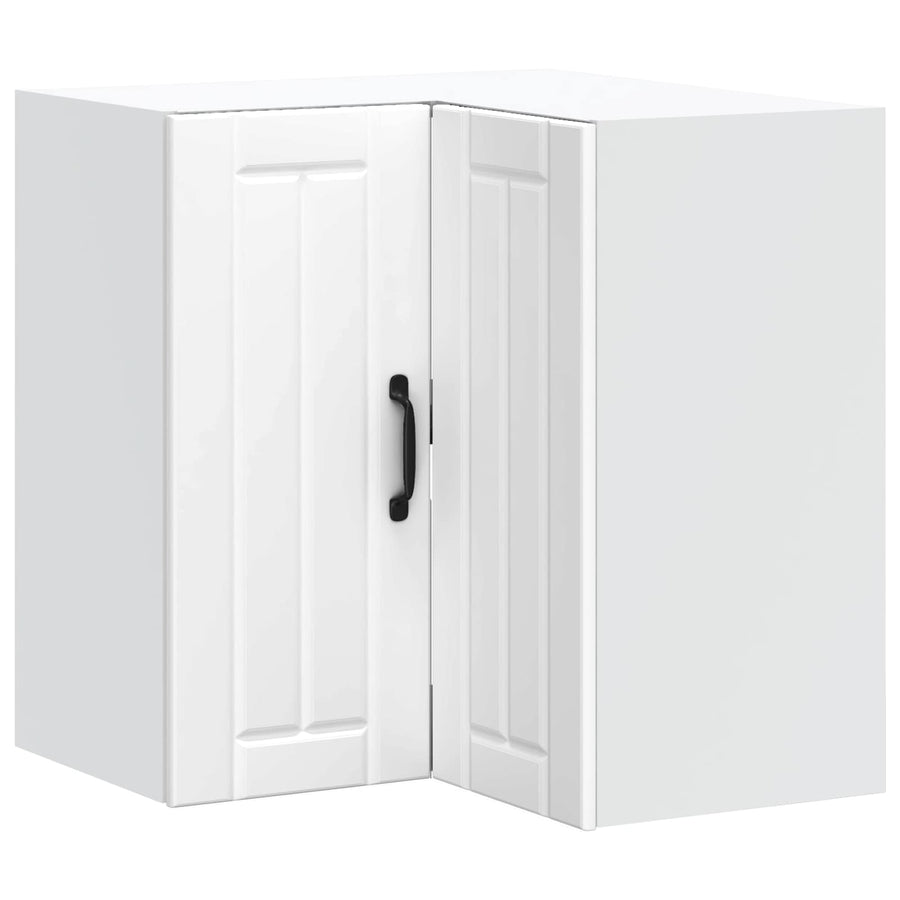 Kitchen Wall Corner Cabinet "Lucca" High Gloss White