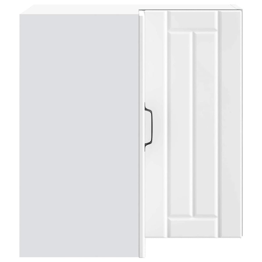 Kitchen Wall Corner Cabinet "Lucca" High Gloss White