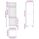 Kitchen Cupboard Lucca White Engineered Wood