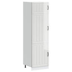 Kitchen Cupboard "Lucca" High Gloss White Engineered Wood