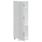 Kitchen Cupboard "Lucca" High Gloss White Engineered Wood