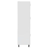 Kitchen Cupboard "Lucca" High Gloss White Engineered Wood