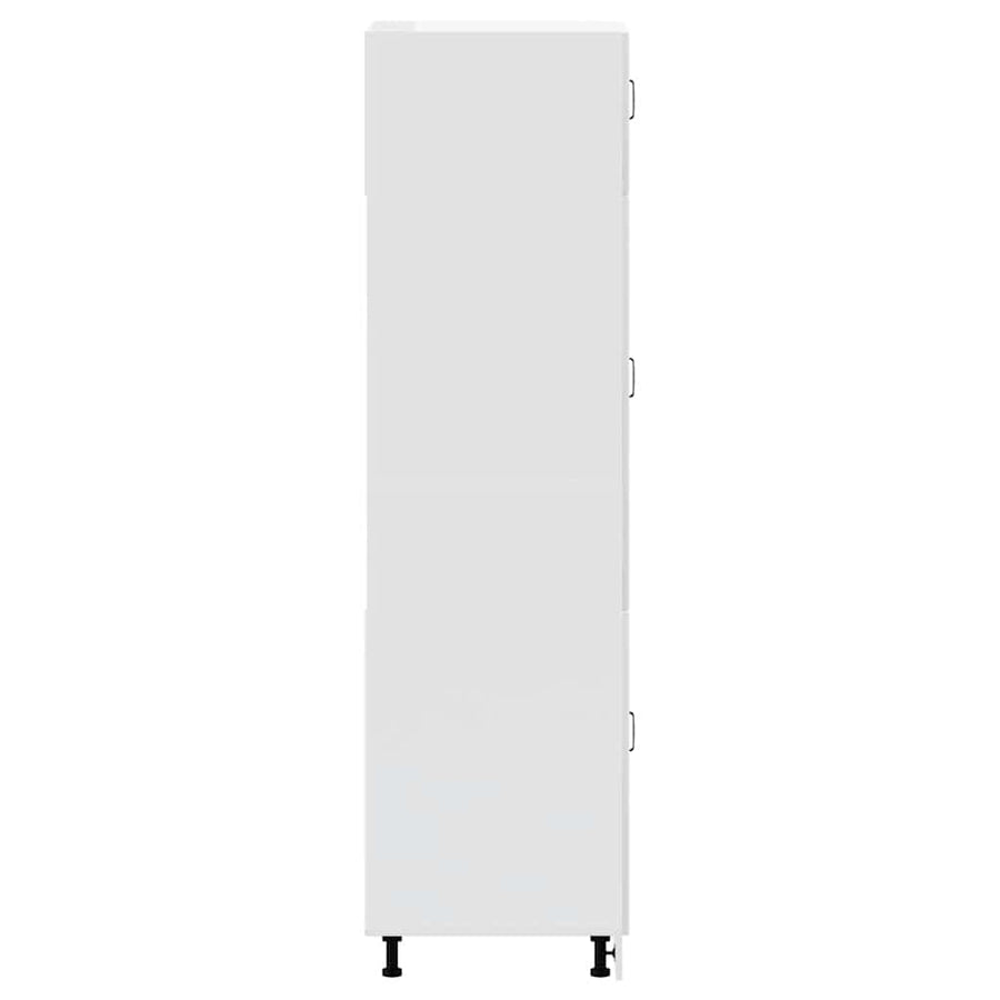 Kitchen Cupboard "Lucca" High Gloss White Engineered Wood