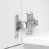 Kitchen Cupboard "Lucca" High Gloss White Engineered Wood