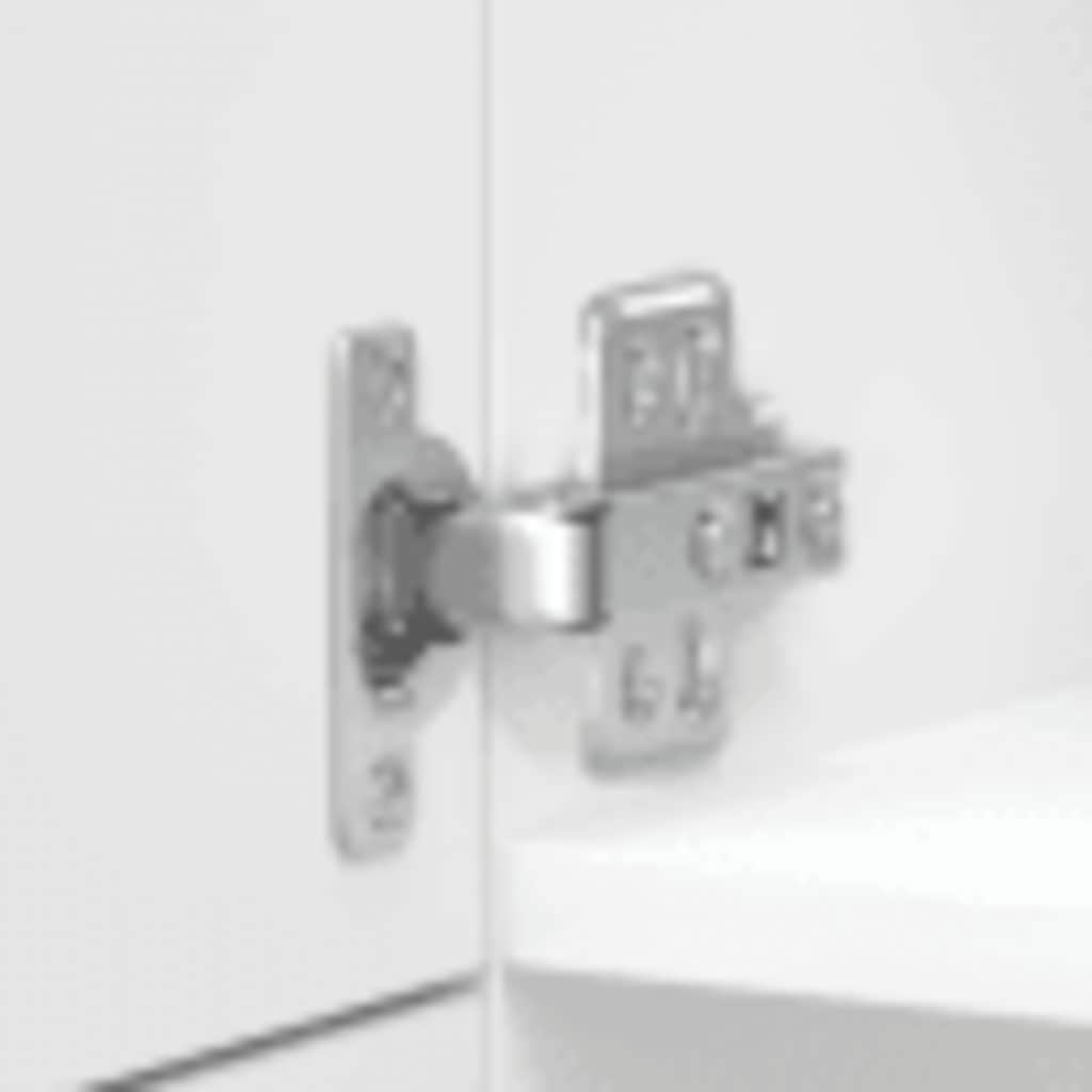 Kitchen Cupboard "Lucca" High Gloss White Engineered Wood