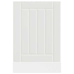 Dishwasher Panel Lucca White Engineered Wood