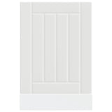 Dishwasher Panel Lucca White Engineered Wood - Top-Down View