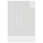 Dishwasher Panel Lucca High Gloss White Engineered Wood