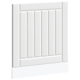 Dishwasher Panel Lucca White Engineered Wood - Front View