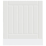 Dishwasher Panel Lucca White Engineered Wood - Top-Down View