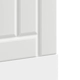 Dishwasher Panel Lucca White Engineered Wood - Close-Up Angle