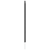 Dishwasher Panel Lucca Black Engineered Wood