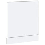 Dishwasher Panel Lucca Black Engineered Wood