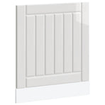 Dishwasher Panel Lucca High Gloss White Engineered Wood