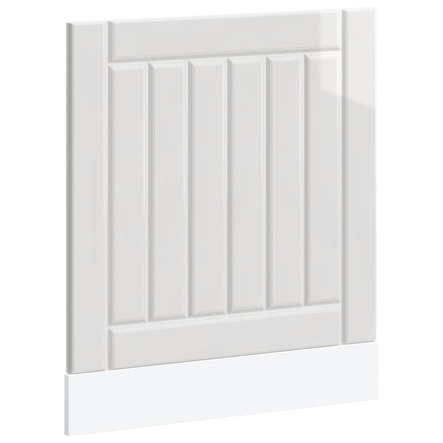 Dishwasher Panel Lucca High Gloss White Engineered Wood