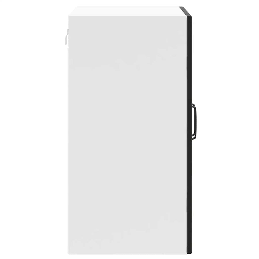 Kitchen Wall Cabinet with Glass Door "Lucca" Black