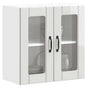 Kitchen Wall Cabinet with Glass Door "Lucca" High Gloss White