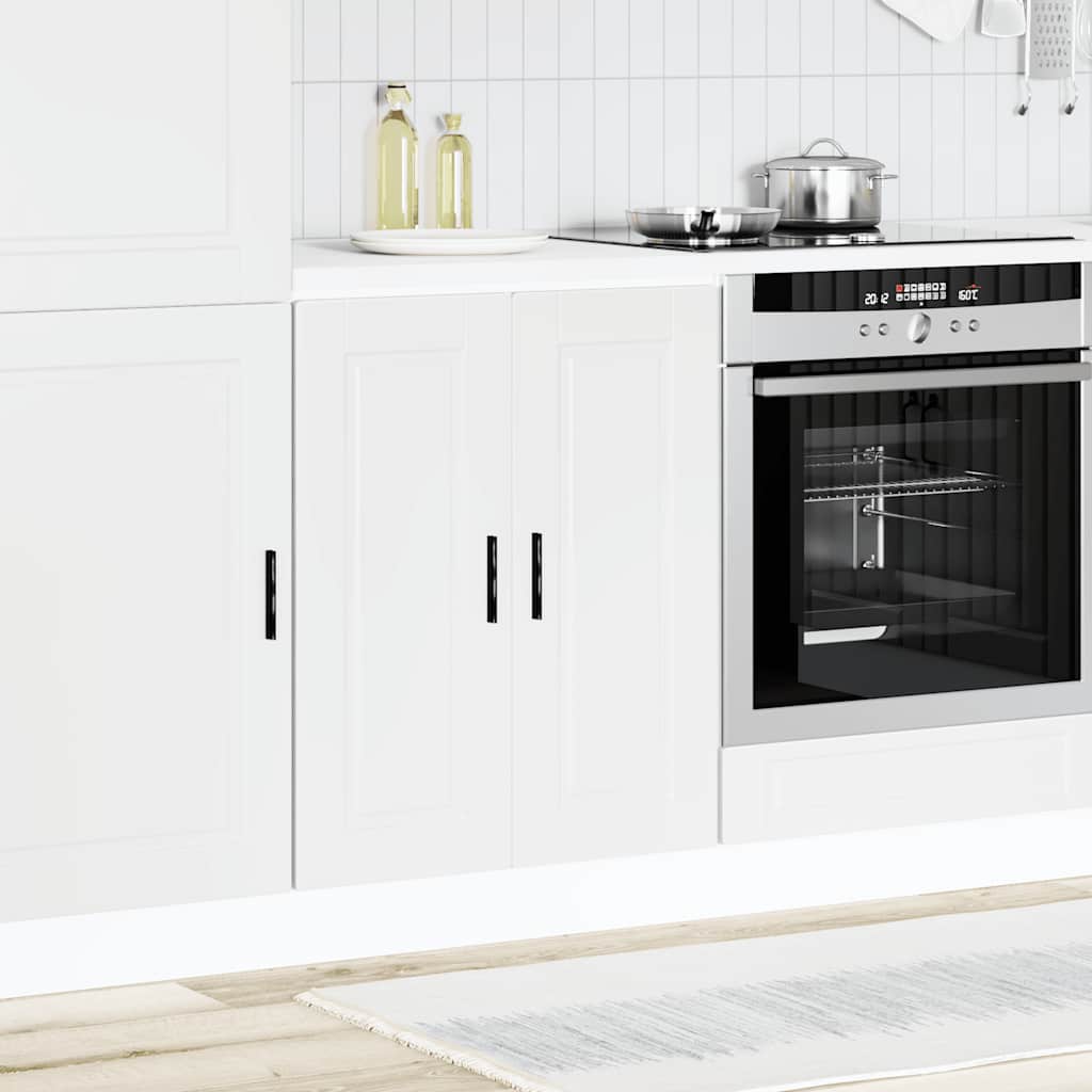 Kitchen Base Cabinet?Porto White Engineered Wood