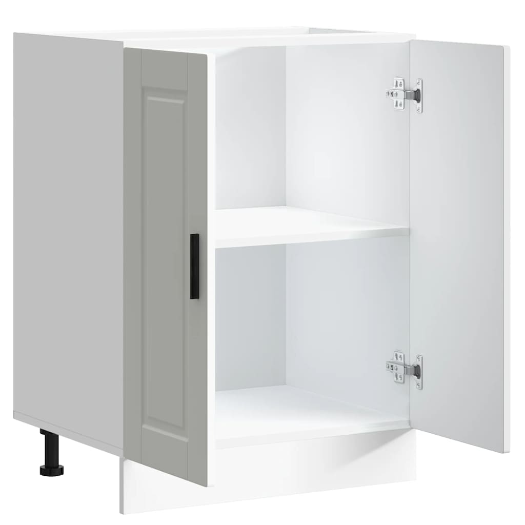 Kitchen Base Cabinet?Porto White Engineered Wood