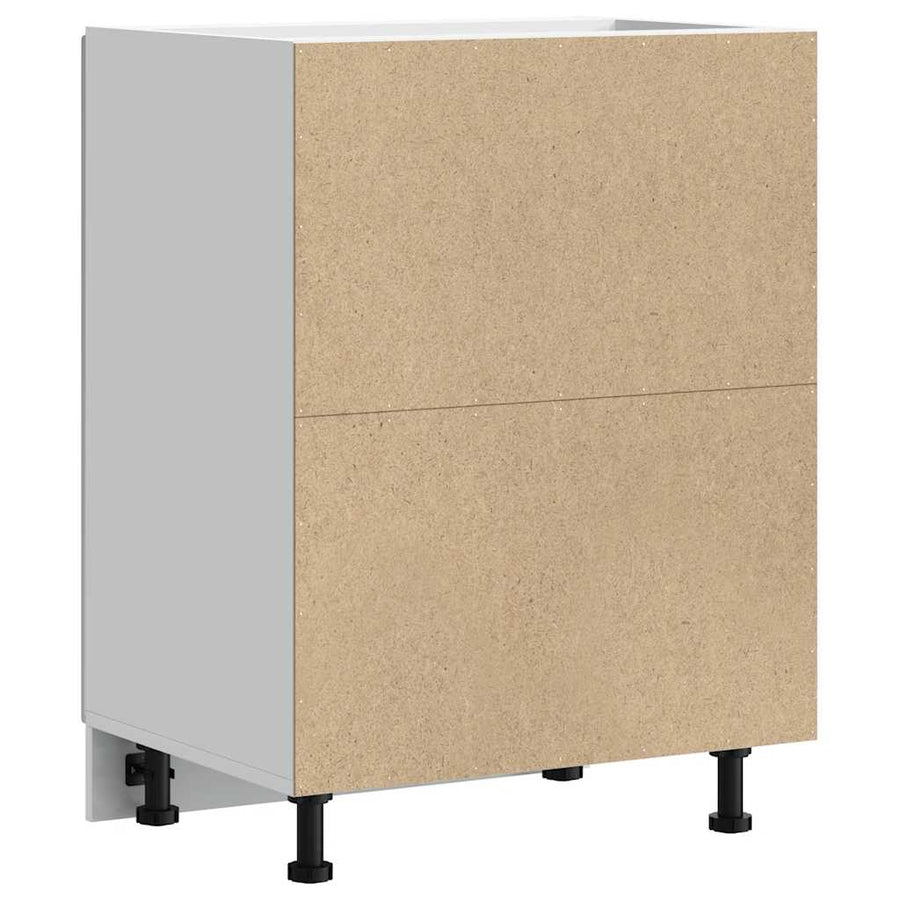 Kitchen Base Cabinet Porto White Engineered Wood