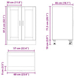 Kitchen Base Cabinet?Porto White Engineered Wood - Extra Image