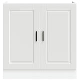Sink Base Cabinet? Porto White 80x46x81.5 cm?Engineered Wood