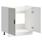 Sink Base Cabinet? Porto White 80x46x81.5 cm?Engineered Wood
