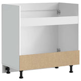Sink Base Cabinet? Porto White 80x46x81.5 cm?Engineered Wood