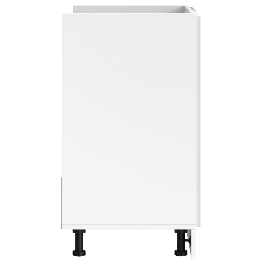 Sink Base Cabinet Porto White 80x46x81.5 cm Engineered Wood