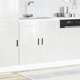 Sink Base Cabinet?"Porto" High Gloss White 80x46x81,5 cm?Engineered Wood