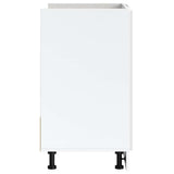 Sink Base Cabinet?"Porto" High Gloss White 80x46x81,5 cm?Engineered Wood