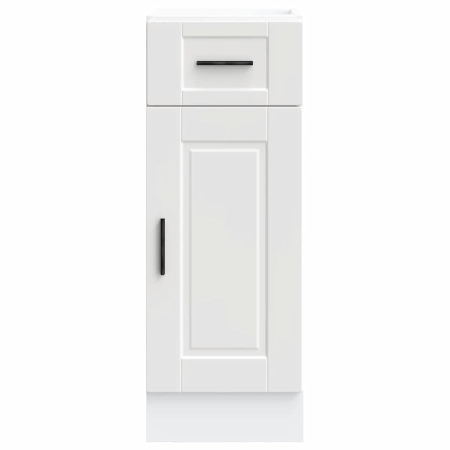 Kitchen Base Cabinet Porto White Engineered Wood