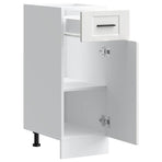 Kitchen Base Cabinet Porto White Engineered Wood