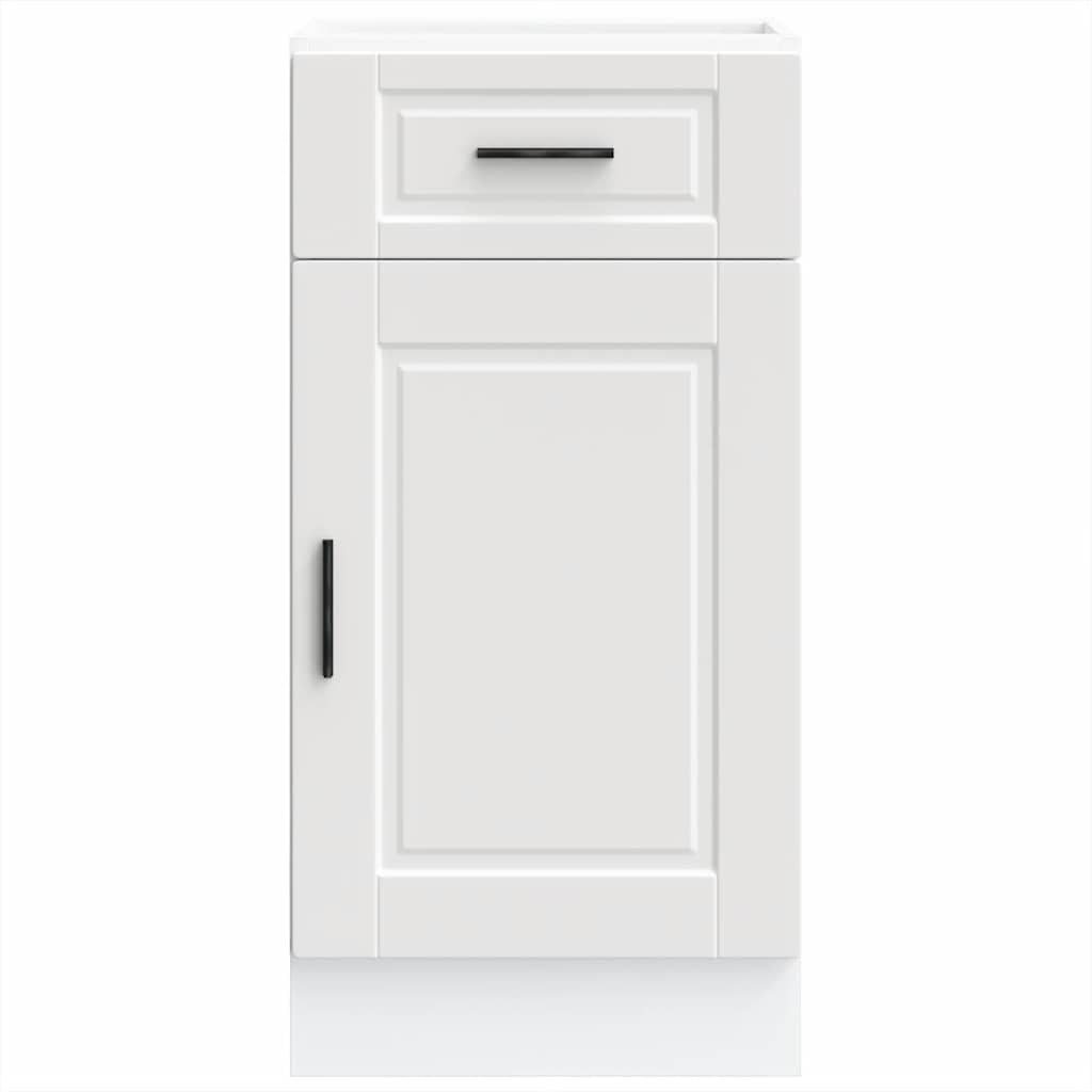 Kitchen Base Cabinet?Porto White Engineered Wood