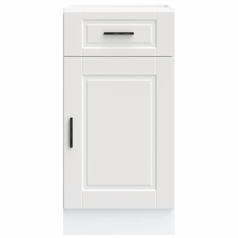 Kitchen Base Cabinet Porto White Engineered Wood