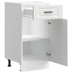 Kitchen Base Cabinet Porto White Engineered Wood