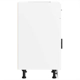 Kitchen Base Cabinet?Porto White Engineered Wood - Rear View
