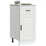 Kitchen Base Cabinet?Porto White Engineered Wood