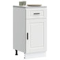 Kitchen Base Cabinet Porto White Engineered Wood