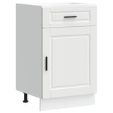 Kitchen Base Cabinet?Porto White Engineered Wood - Front View