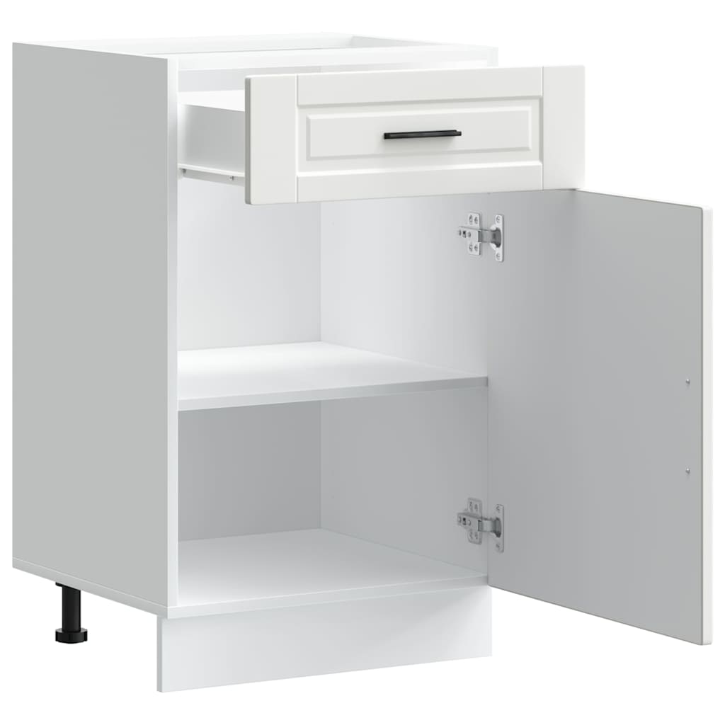 Kitchen Base Cabinet?Porto White Engineered Wood