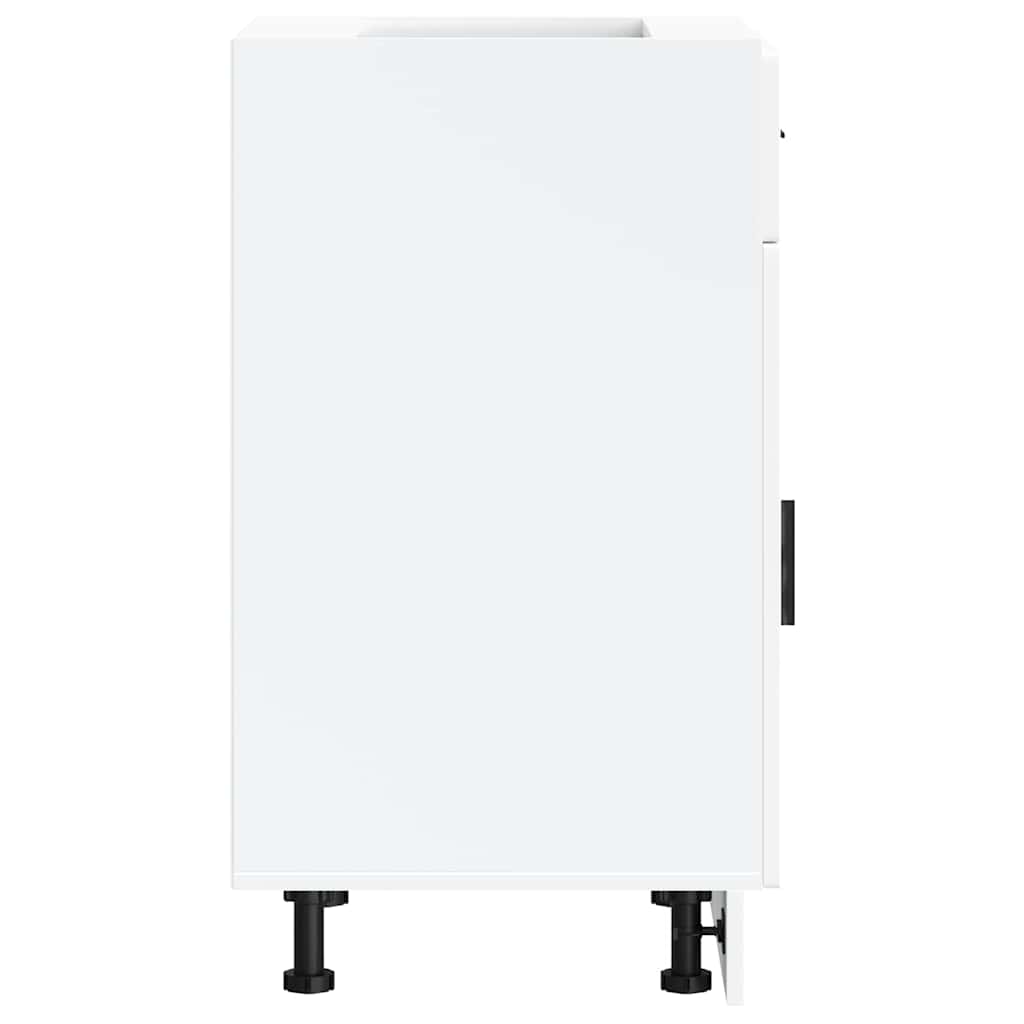Kitchen Base Cabinet?Porto White Engineered Wood