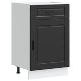 Kitchen Base Cabinet聽"Porto" Black Engineered Wood