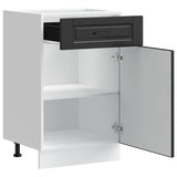 Kitchen Base Cabinet聽"Porto" Black Engineered Wood